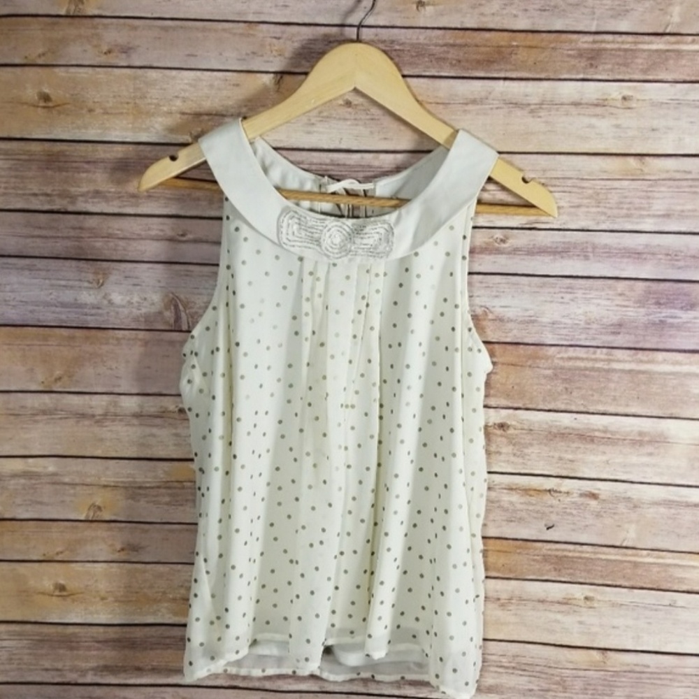 Lauren Conrad Polka Dot Blouse 🤍